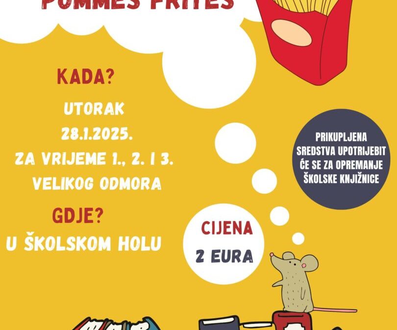 INA kuhanje i ovaj utorak priprema pommes frites