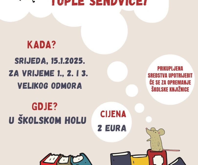 Akcija prikupljanja sredstava za opremanje školske knjižnice