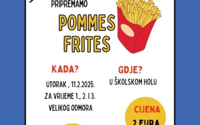 Pommes frites utorkom :)