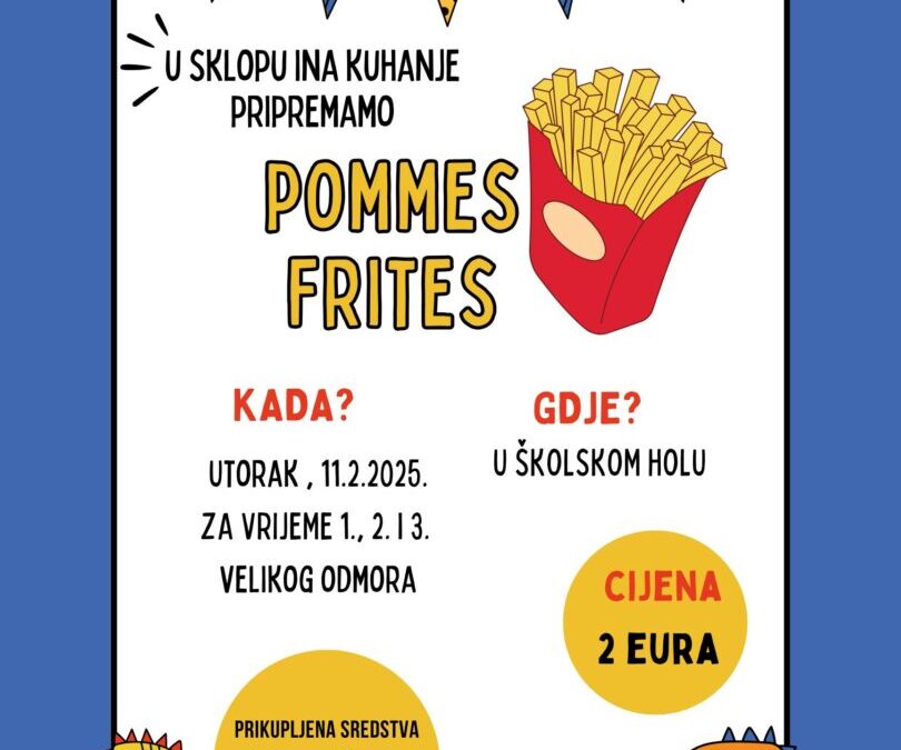 Pommes frites utorkom :)