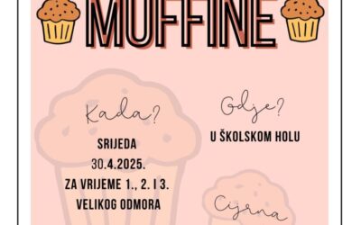I ove srijede pripremamo MUFFINE!