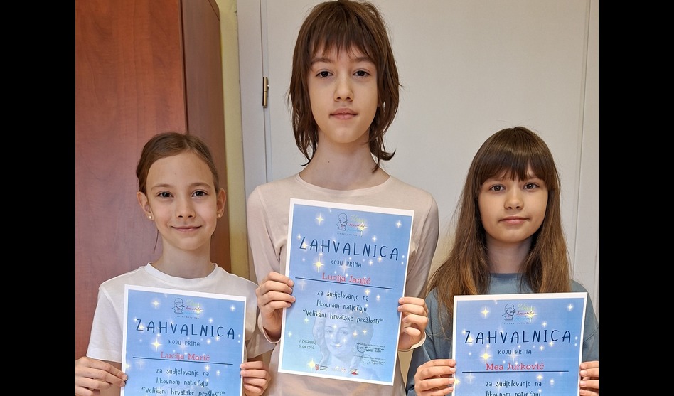 Likovni natječaj “Velikani hrvatske prošlosti”